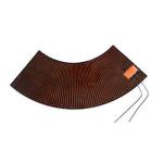 Thickness 0.3mm 12V 200W Clear Amber Flexible Polyimide Heater
