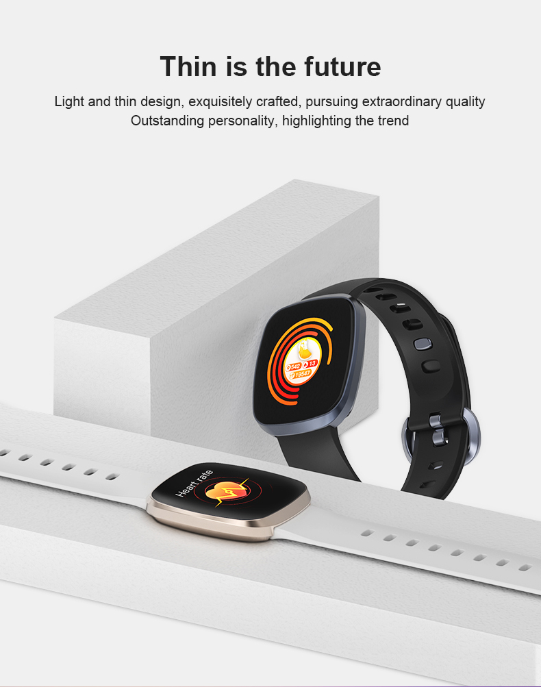 1.3 Inch 36.5g Health Monitoring Smartwatch Heart Rate Blood Pressure GT105 Smart Watch