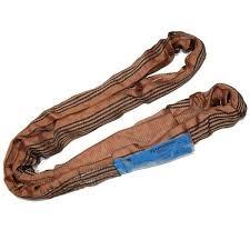 Quality Brown 6 Ton Polyester Endless Round Sling For Large Steel Bars Eco Friendly wholesale