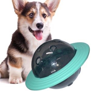 Quality Tumbler Silicone Pet Supplies Slow Leakage Dog Food Dispensing Toy Ball Customized wholesale