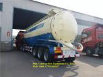 Q235A Weichai Heavy Duty Semi Trailers 3 Axles 60m3 Bulk Cement Truck 70 Ton
