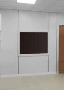 Quality EMI MRI Rf Shielding Windows Emi Shielded Brass Wire Mesh Black Painting wholesale