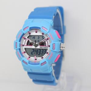 Quality Plastic Digital Watch with Stainless Steel Case Back, 5ATM Water Resistance and TPU Strap,LCD Digital Watches wholesale