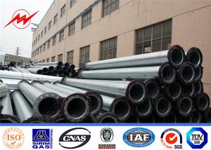 Quality Q235 Q345 Distribution Line 30ft Steel Power Pole wholesale