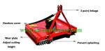 China Brush Grass Slasher Cutter Gearbox Tractor Mini Rotary Mower lawn straw