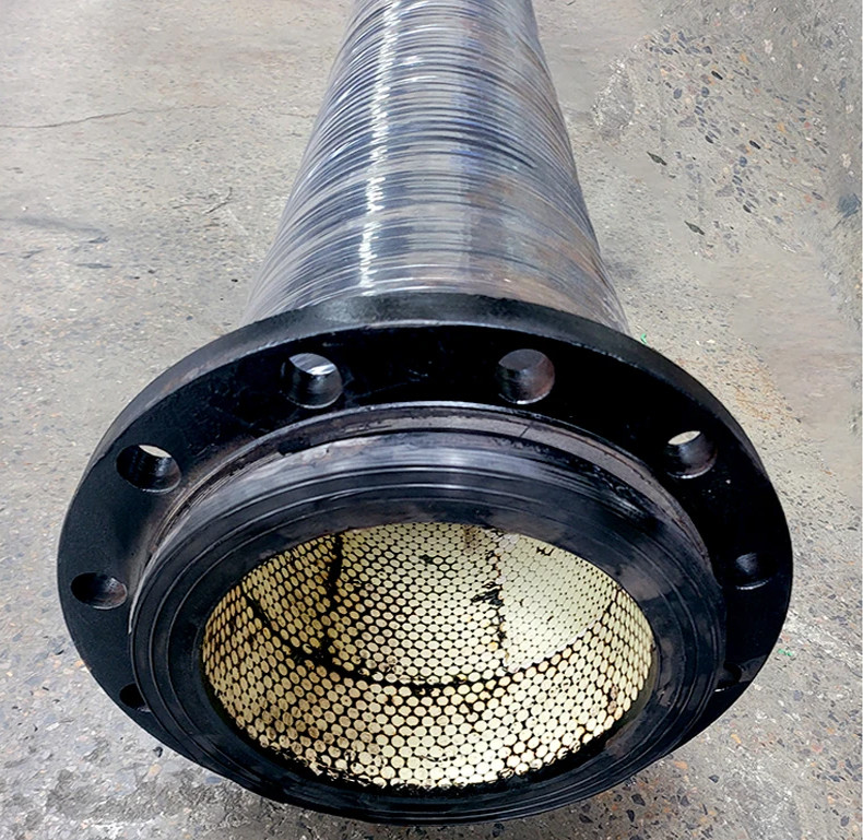 Flexible Rubber Ceramic Lined Hose Wear Corrosion Resistant for Granit Slurry