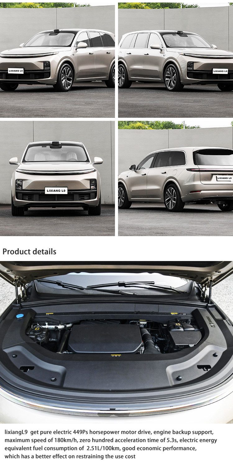 New Energy Vehicles L9 Pro Max Electric Car Auto Hybrid Lixiang SUV