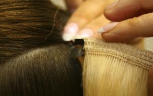 Quality Straight Human Hair Clip In Hair Extension Tangle Free 120g 8 pieces / Bundle wholesale