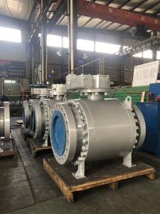 Quality Double Block Soft Seat Trunnion Ball Valve for 16 Inch Pipes and High Standards wholesale