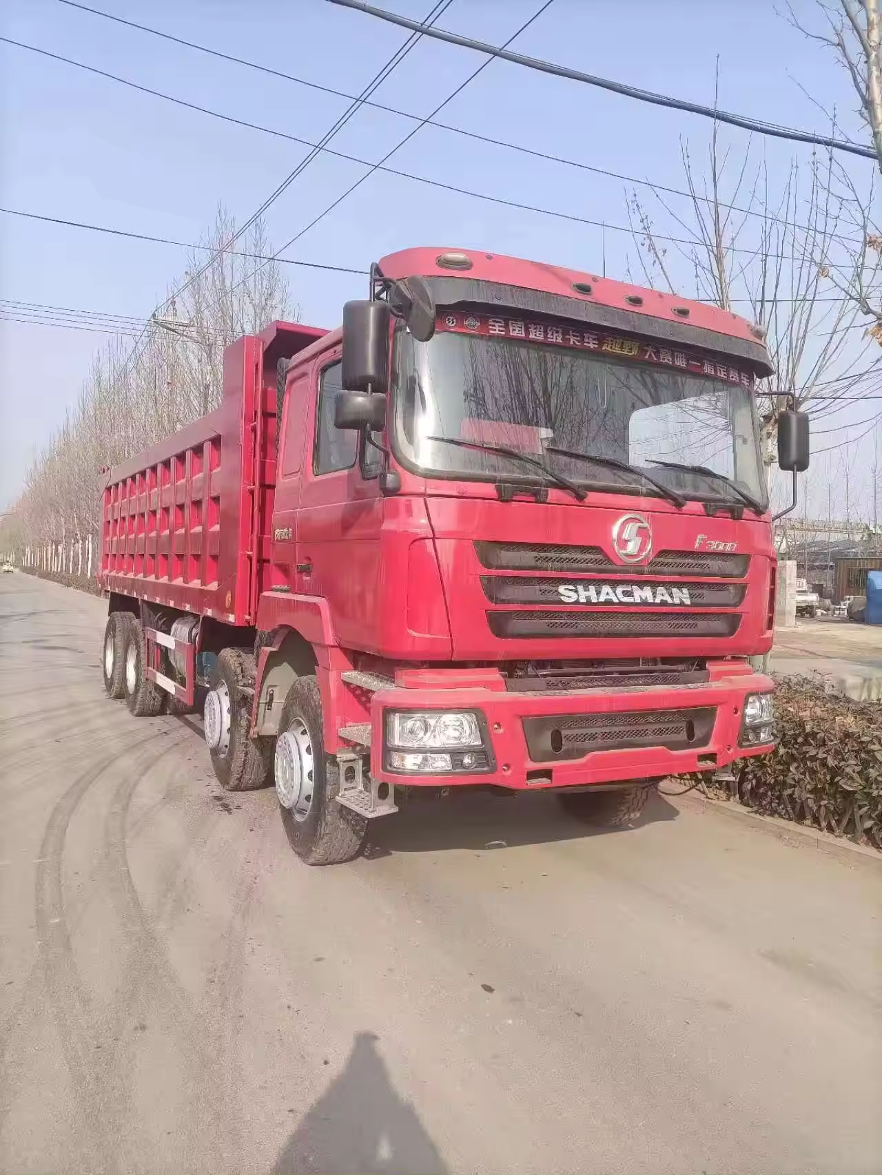Used Shacman F3000 8x4 Tipper Truck Dump Truck with Refurbished and 10 Forward Shift