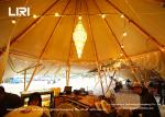 Clear Span Huge Tipi Tent For Outdoor Events Parties Wedding Receptions