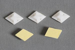 Quality 25*25mm Good Price with Tie cable plastic Self-Adhesive Tie Mount wholesale