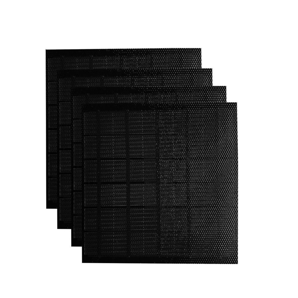 25.8% Longi Cell Module Full Black Walkable Semi Rigid Solar Panel For Table Desk Artificial Solar Tree Bench