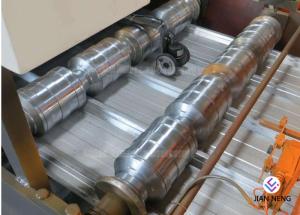 Quality Galvanized Steel Crimping Roofing Sheet Roll Forming Machine With Cutter Blade wholesale