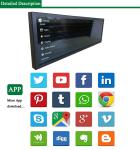 700 Ntis Stretched Bar Lcd Display 1920*540 Max Resolution 50,000 Hours Panel