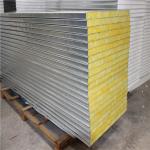 prefabricated building material 50mm glass wool cold room sandwich panel