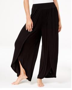 Quality RealLion Wide Leg Sport Pants Women High Waist Stretch Bandage Flare Pants Broad Leg Dance Yoga Pants Long Trousers wholesale