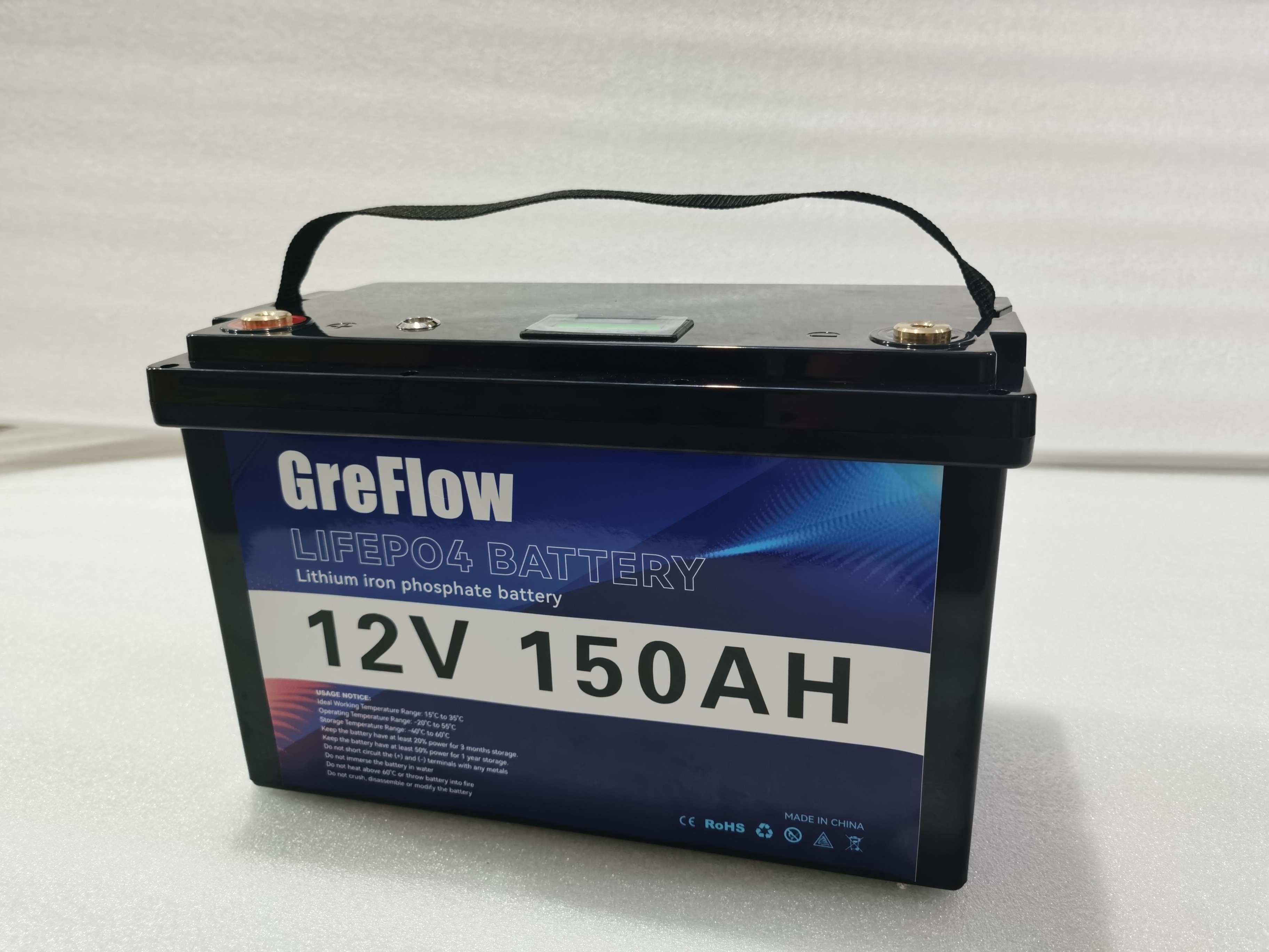 Lifepo4 Battery 12v 150ah 100Ah 200Ah 300Ah lithium battery With BT Switch