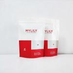 White Matte / Glossy ziplockk Biodegradable Stand Up Pouches Food Packing