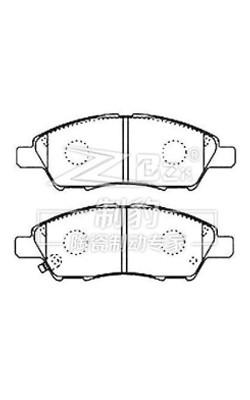 Nissan Pulsar / Tiida Ceramic Brake Pad D1592 , D1060-ED500 Rear Brake Pad