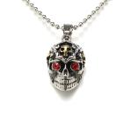 Wholesale Special Cool Punk Style Necklace Skull Pendant Necklace