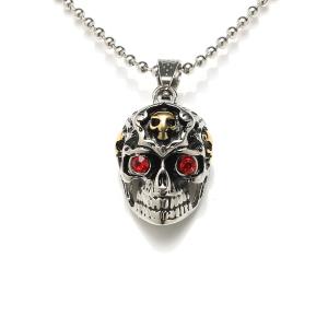 Quality Wholesale Special Cool Punk Style Necklace Skull Pendant Necklace wholesale