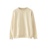 Nonwoven Cotton Plain Crew Neck Sweatshirt Custom Logo
