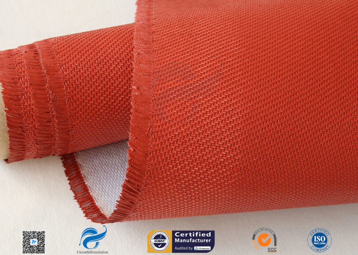 1000GSM Silicone Coated Fiberglass Fabric For Electrical Insulation Fire Blanket