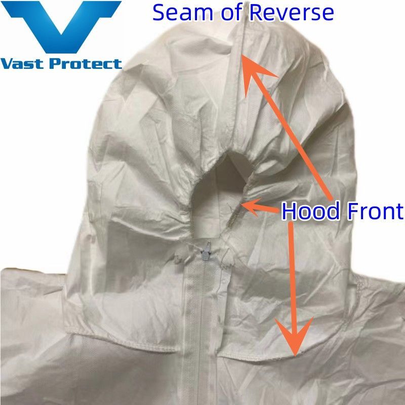 Disposable Microporous Waterproof Breathable Dustproof Micro Film Coverall