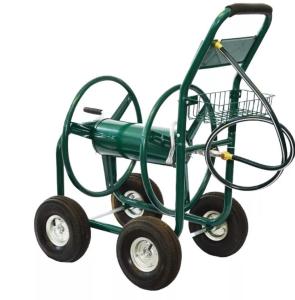 Quality Metal Garden Water Hose Reel Cart Compact Weather Resistant Long Lasting wholesale