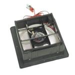 Brush Motor Mounted Indoor Box Fan Square 12V Axial DC Low Noise