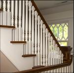 Space Saving Modern Aluminum Stair Railings High Strength For Compact Living