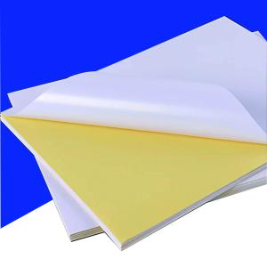 Quality Single Sided Gloss Surface a4 sticker paper for printer wholesale