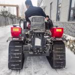 Home 50HP Paddy Field Crawler Tractor Cultivators For Agriculture