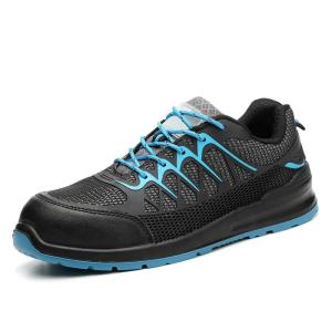 Quality Industrial Comfortable Safety Shoes Breathable Lightweight Outdoor Shoes Black wholesale