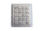 Industry Panel Mount Keypad 20 Keys Metal Brushed Stainless Steel Keypad