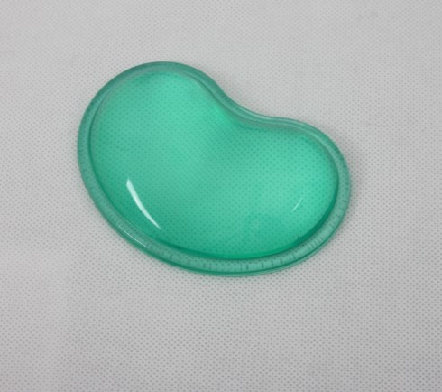 Gel Filled Transparent Mouse Pad Wrist Support With Ergonomic Raised