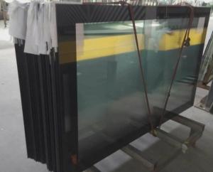 Quality Ultra Clear 5mm Low Iron Printed Glass with Black Boarder RAL9005 Toughened Glass Panels wholesale