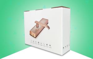 Quality 100% Recyble Corrugated Paper Packaging Boxes / Carton Packing Box For Lock wholesale