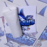 Pernalised silk print outdoor die cut UV resistant waterproof clear PVC car