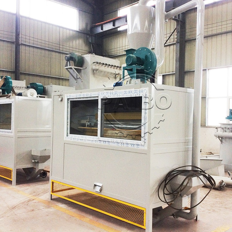 Electrostatic Separator for Plastic Rubber Silicon Separation in Machinery Repair Shops