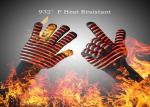 Hot Grilling Heat Resistant Silicone Cooking Gloves Double Sided Adhesive