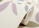 Leaf Printing Modern Removable Non Woven Wallpaper Waterproof Vinyl Wall