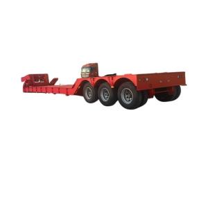 Quality ABS Anti-lock Braking System Low Bed Semi Trailer Heavy Duty Low Loader Truck Trailer wholesale