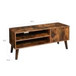 Retro Industrial TV Table, Rustic Television Cabinet with Door, Wood TV Cabinet,