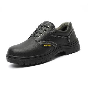 Quality Mental toe Black Unisex Shoes Unisex Synthetic Upper Material Shoes Slip Resistant wholesale