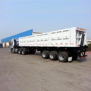 Quality 3 Axle CIMC Drop Side Gravel 30T Tipper Semi Trailer wholesale