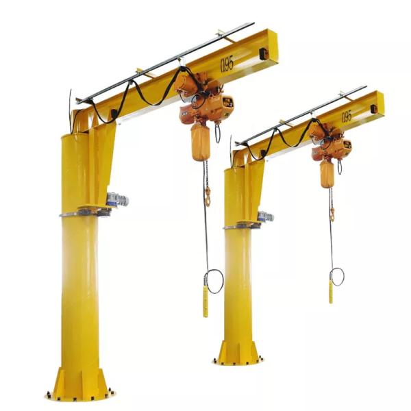 Column Or Pillar Swing Lever Electric Jib Crane 360 Degrees Q235