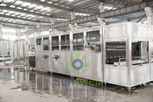 Quality Stainless Steel 5 Gallon Water Filling Machine , 2000BPH - 3000BPH Water Jar Production Line wholesale