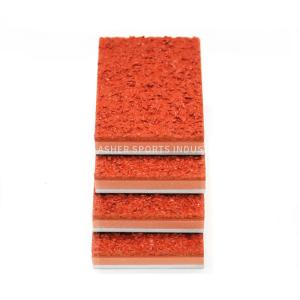 Quality Ultraviolet Proof IAAF Track Field , Full PU Running Track Floor Material wholesale
